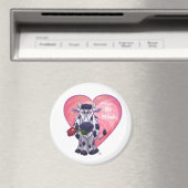 Kuh Valentinstag Magnet (In Situ (Geschirrspüler))