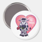 Kuh Valentinstag Magnet (Vorderseite/Rückseite)