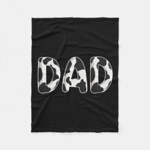 Kuh Vater Geburtstagsfamilie Matching Väter Day Bo Fleecedecke