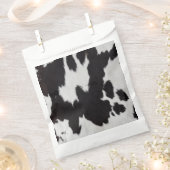 Kuh verstecken Schwarz-weiß Geschenktütchen (Ausgeschnitten)