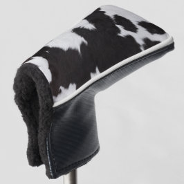 Kuh verstecken Schwarz-weiß Golf Headcover