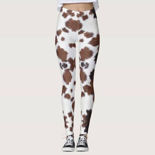 Kuh versteckt braune Leggings (Vorderseite)