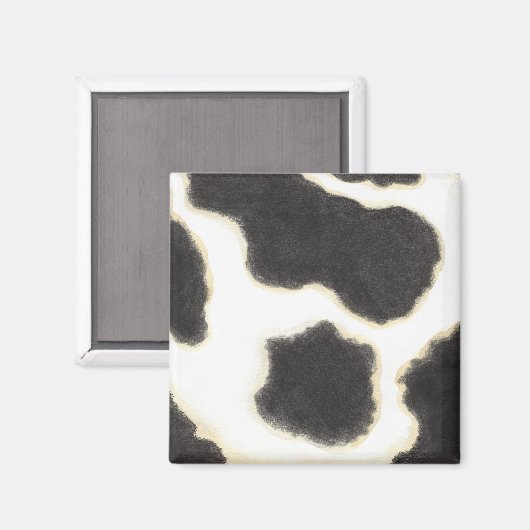 Kuh versteckt - Magnet (Vorderseite/Rückseite)