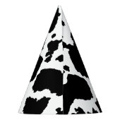 Kuh versteckt Print Party Hat Partyhütchen (Rückseite)