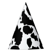 Kuh versteckt Print Party Hat