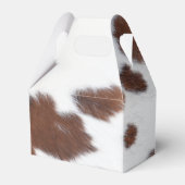 Kuh versteckt weißer Greifkasten Geschenkschachtel (Vorderseite)