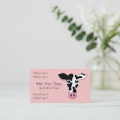 Kuh Visitenkarte (Stehend Vorderseite)