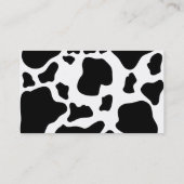 Kuh Visitenkarte (Rückseite)