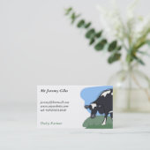 Kuh Visitenkarte (Stehend Vorderseite)