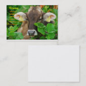 Kuh Visitenkarte (Vorne/Hinten)