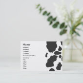 Kuh | visitenkarte (Stehend Vorderseite)
