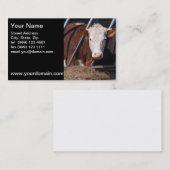 Kuh-Visitenkarte Visitenkarte (Vorne/Hinten)