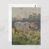 Kuh von Emile Claus Postkarte (Vorne/Hinten)