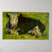 Kuh von Vincent van Gogh Poster (Vorne)