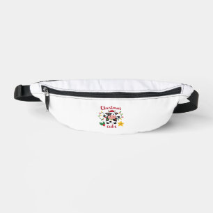Kuh Weihnachten Cutie Kühe Weihnachten T-Shirt (6) Bauchtasche