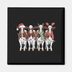 Kuh Weihnachten Kuhliebhaber Geschenk Urlaub Bauer Magnet