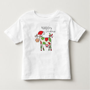 Kuh Weihnachten Niedlich Kids Kleinkind T-shirt