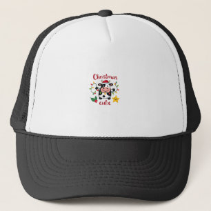 Kuh Weihnachten Süße Kühe Weihnachts-T-Shirt (6) Truckerkappe