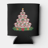 Kuh Weihnachtsbaum Funny Cow Lover Cow Xmas Dosenkühler (Vorderseite)