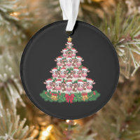 Kuh Weihnachtsbaum Funny Cow Lover Cow Xmas