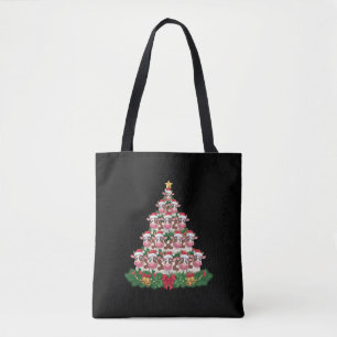 Kuh-Weihnachtsbaum Lustiger Kuhliebhaber Kuh-Weihn Tasche