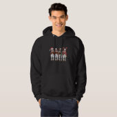 Kuh Weihnachtskühe Lover Geschenk Holiday Farm Hoodie (Vorne ganz)
