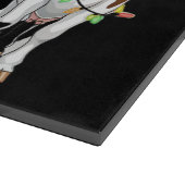 Kuh Weihnachtskühe Lover Geschenk Holiday Farm Schneidebrett (Ecke)