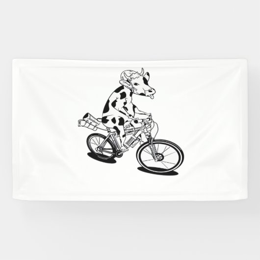 Kuh Weihnachtslicht Ugge Weihnachtsdesign Funny Banner (Horizontal)