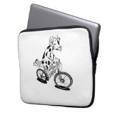 Kuh Weihnachtslicht Ugge Weihnachtsdesign Funny Laptopschutzhülle (Vorderseite Links)