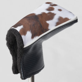 Kuh weiß golf headcover