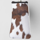 Kuh weiß golf headcover (Rotieren 90)