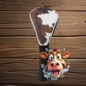 Kuh weiß golf headcover