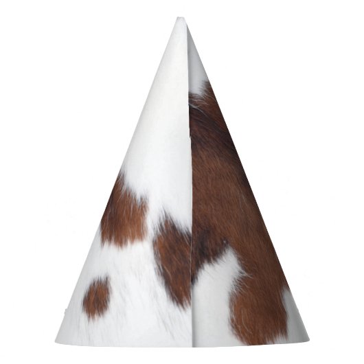 Kuh weiß partyhütchen (Rückseite)