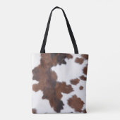 Kuh weiß-Totbeutel Tasche (Rückseite)