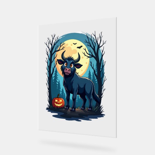 Kuh Werewolf Transformation Acrylschild (Winkel)