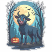 Kuh Werewolf Transformation Aufkleber (Vorderseite)