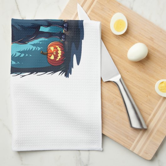 Kuh Werewolf Transformation Geschirrtuch (Viertel Falte)