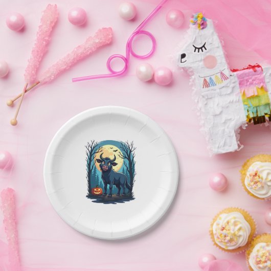 Kuh Werewolf Transformation Pappteller (Party)