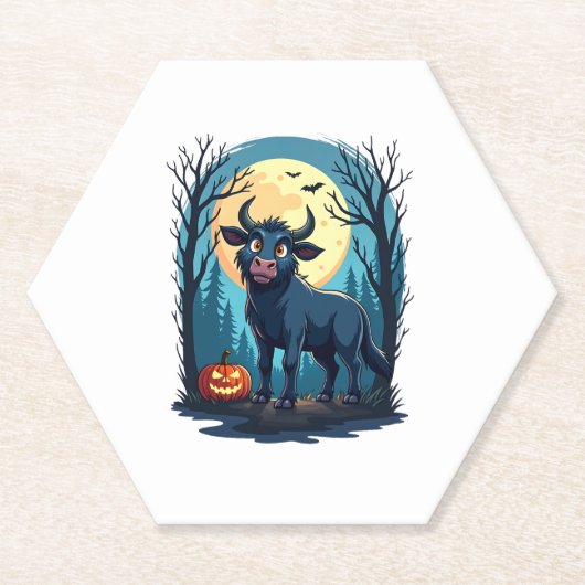 Kuh Werewolf Transformation Untersetzer (Vorderseite)