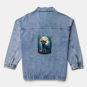 Kuh-Werwolf-Transformation Jeansjacke