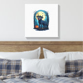 Kuh-Werwolf-Transformation Leinwanddruck (Insitu (Schlafzimmer))