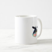 Kuh Whisperer Niedliche Kuh Blumenzucht Bauer G Kaffeetasse (VorderseiteRechts)