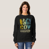 Kuh Whisperer Sweatshirt (Vorne ganz)