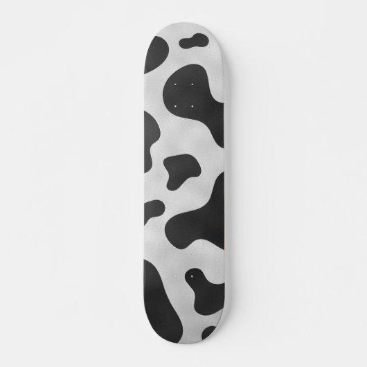Kuh Wildtiermuster Skateboard (Vorne)
