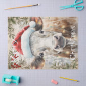 Kuh Winter Weihnachtsgebäck Seidenpapier (Basteln)
