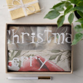 Kuh Winter Weihnachtsgebäck Seidenpapier (Geschenk)