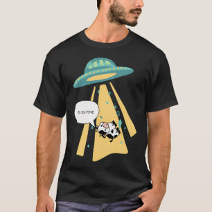 Kuh wird von Außerirdischen entführt T-Shirt