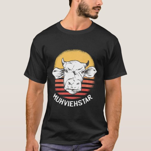 Kuh-Wortwitz Premium T-Shirt (Vorderseite)