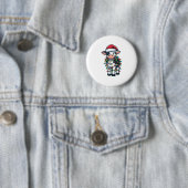 Kuh Xmas Outfit Niedlich Santa Cow Button (Beispiel)