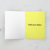 Kuh zeichnend, Sprichwort Mooo, wie geht es dir? Karte (Innenseite)